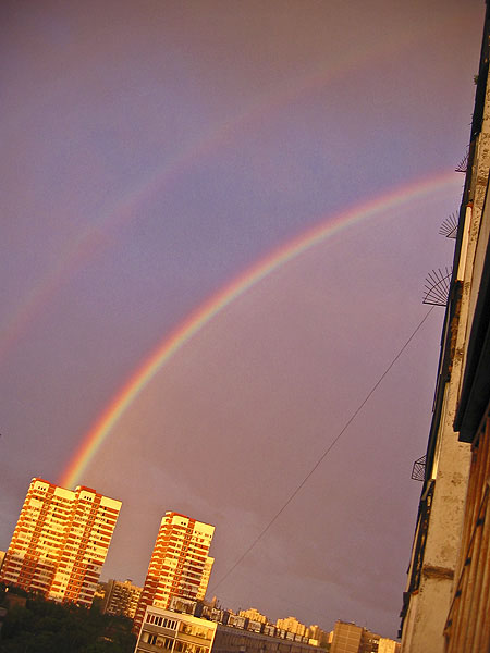 Double Rainbow
---------
 (  ,      )